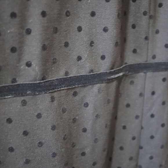 Talbots Vintage Y2K Black Polka Dot Career Sheath Dress NWT 12 - Picture 7 of 15